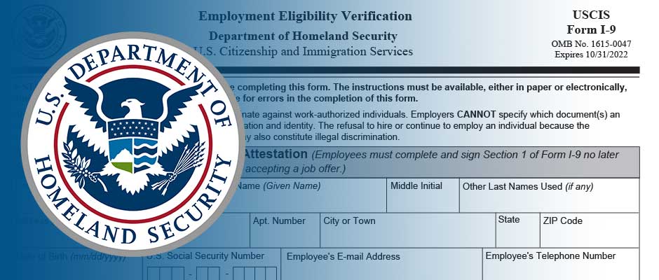 New I-9 Form Required